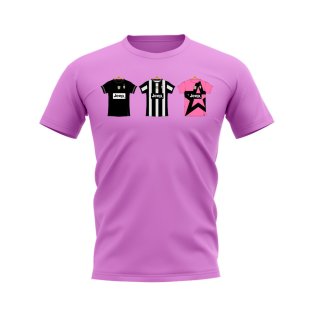 Juventus 2012-2013 Retro Shirt T-shirt (Pink)