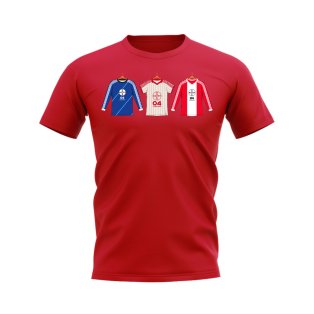 Leverkusen 1984-1985 Retro Shirt T-shirt (Red)