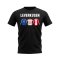Leverkusen 1984-1985 Retro Shirt Text T-shirt (Black)