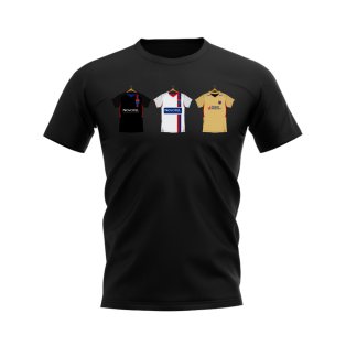 Lyon 2007-2008 Retro Shirt T-shirt (Black)