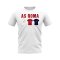 Roma 2000-2001 Retro Shirt Text T-shirt (White)