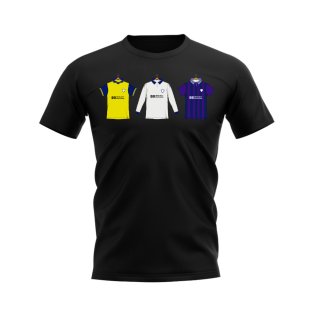 Tottenham 1995-1996 Retro Shirt T-shirt (Black)