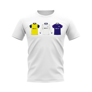 Tottenham 1995-1996 Retro Shirt T-shirt (White)