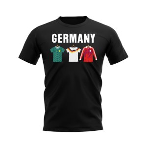Germany 1988 Retro Shirt Text T-shirt (Black)