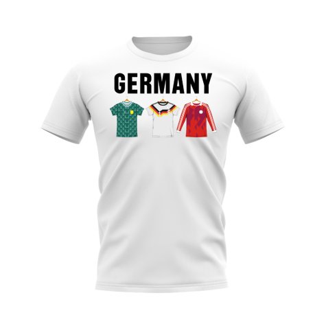Germany 1988 Retro Shirt Text T-shirt (White)