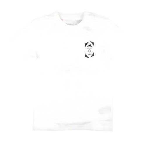 adidas Euro 2024 Official Emblem Stadium Tee (White) - Kids