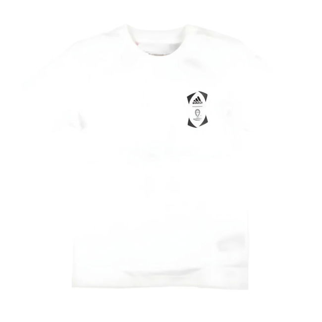 adidas Euro 2024 Official Emblem Stadium Tee (White) - Kids