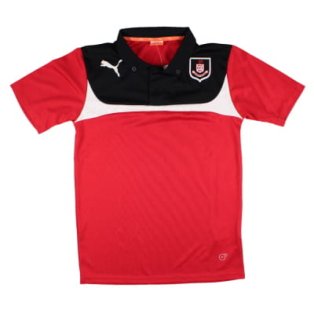 2015-2016 Airdrie Pre-Match Polo Shirt (Red)