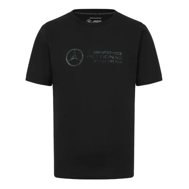 2024 Mercedes Mens Stealth Logo T-Shirt (Black)