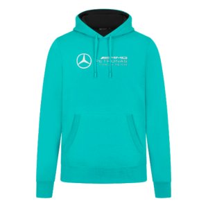 2024 Mercedes Mens Logo Hoody (Ultra Teal)
