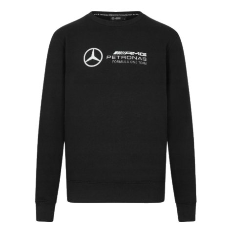 2024 Mercedes-AMG Crew Neck Sweat Top (Black)