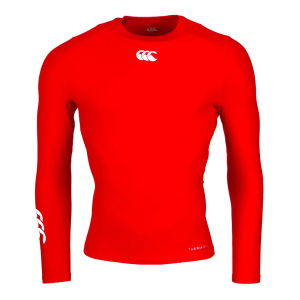 Canterbury Mens Thermoreg Baselayer Cold Top (Red)