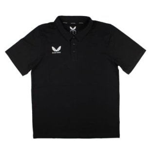 Castore Cotton Poly Leisure Polo Shirt (Black)