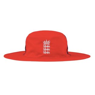 2024 England Cricket T20 Wide Brim Hat (Red)