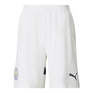 2024-2025 Man City Home Shorts (White)