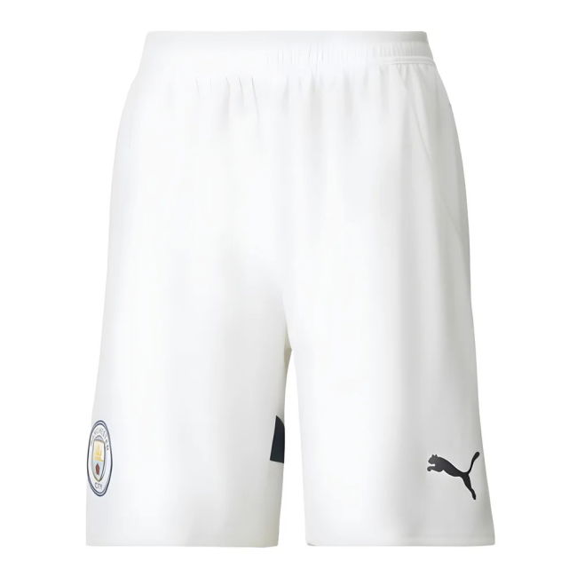 2024-2025 Man City Home Shorts (White)