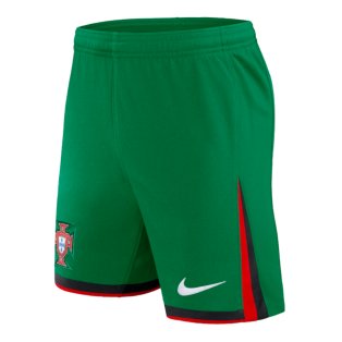 2024-2025 Portugal Home Shorts (Green)