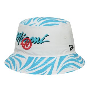 2024 Haas Miami Zebra Bucket Hat (White) - Medium