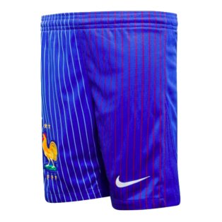2024-2025 France Away Shorts (Blue) - Kids