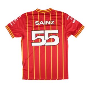 2024 Ferrari Team Soccer Jersey - Carlos Sainz Jr