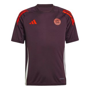 2024-2025 Bayern Munich Training Shirt (Shadow Maroon) - Kids