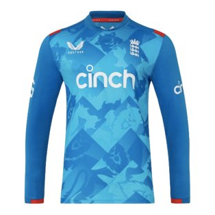 2024 England Cricket ODI Long Sleeve Shirt