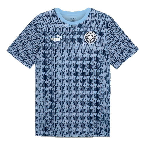 2024-2025 Man City ftblCulture Tee AOP (Navy)