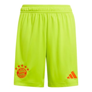 2024-2025 Bayern Munich Home Goalkeeper Shorts (Yellow) - Kids