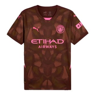 2024-2025 Man City Third Goalkeeper Shirt (Espresso Brown)