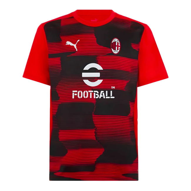 2024-2025 AC Milan Prematch SS Shirt (Red)