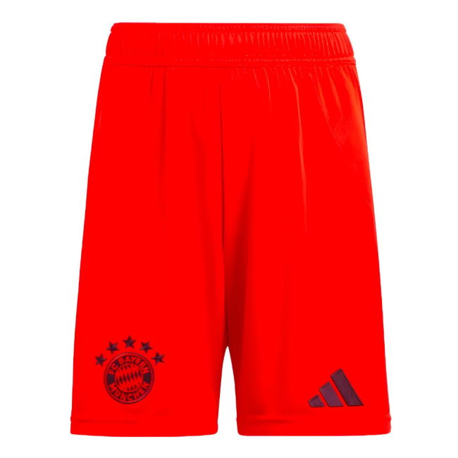 2024-2025 Bayern Munich Home Shorts (Red)