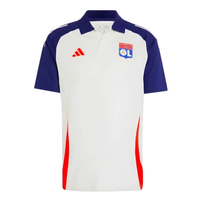 2024-2025 Olympique Lyon Polo Shirt (White)