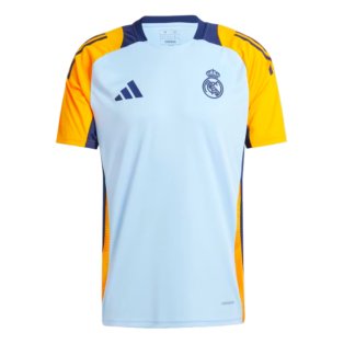 2024-2025 Real Madrid Training Shirt (Glow Blue)
