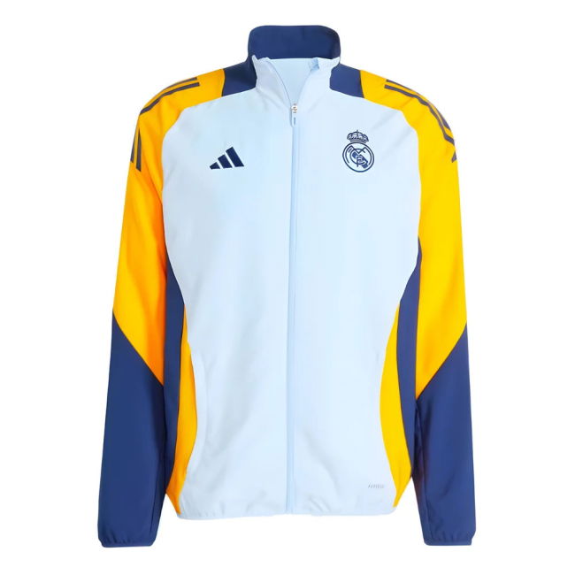 2024-2025 Real Madrid Presentation Jacket (Glow Blue)