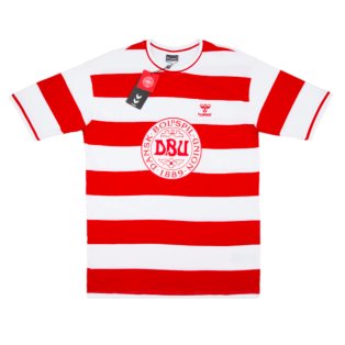 2024-2025 Denmark Fan Striped Tee (Red)