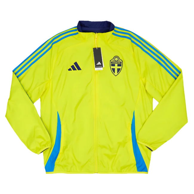 2024-2025 Sweden Anthem Jacket (Yellow)