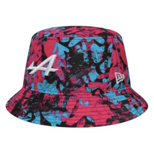2024 Alpine F1 Silverstone Tapered Bucket Hat (Multicolour) - Medium