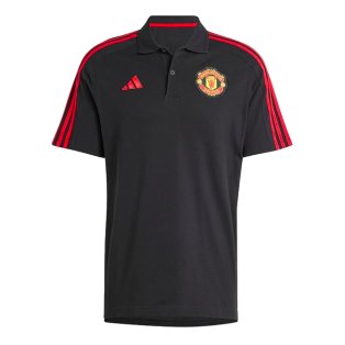 2024-2025 Man Utd DNA Polo Shirt (Black)