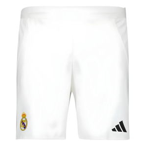 2024-2025 Real Madrid Authentic Home Shorts (White)