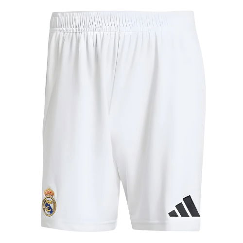 2024-2025 Real Madrid Home Shorts (White)