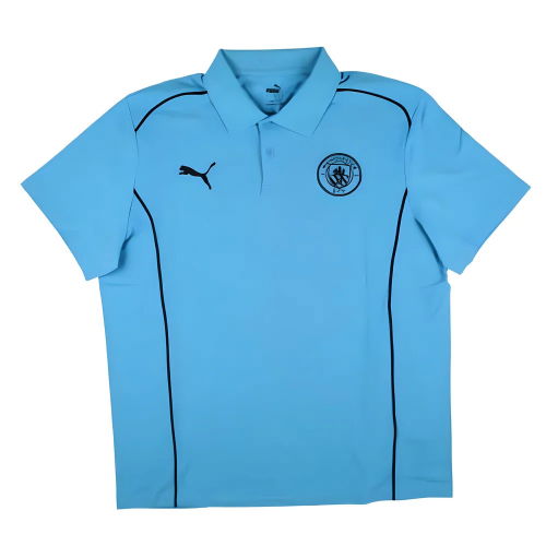 2024-2025 Man City Casuals Polo Shirt (Magic Blue)