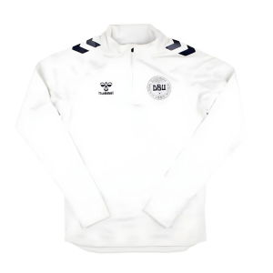2024-2025 Denmark Pro Half Zip Sweat Top (White)