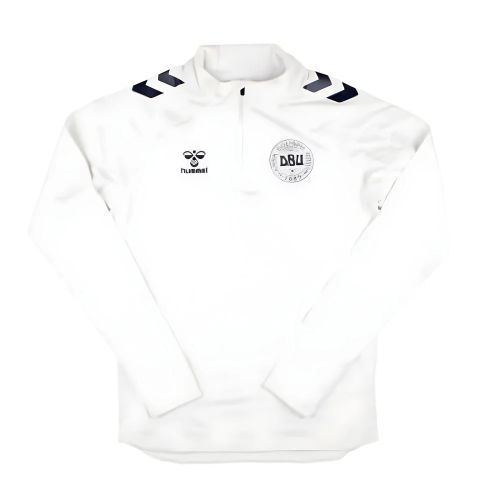 2024-2025 Denmark Pro Half Zip Sweat Top (White)