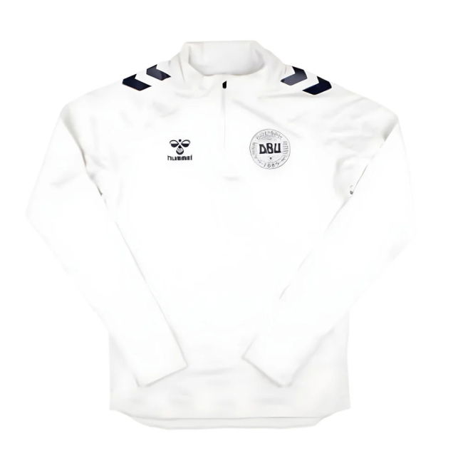 2024-2025 Denmark Pro Half Zip Sweat Top (White)