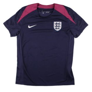 2024-2025 England Strike Dri-Fit Shirt (Purple Ink) - Womens