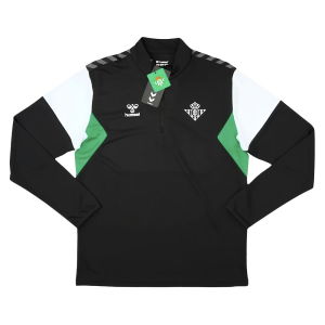 2023-2024 Real Betis 1/4 Zip Training Top (Black)
