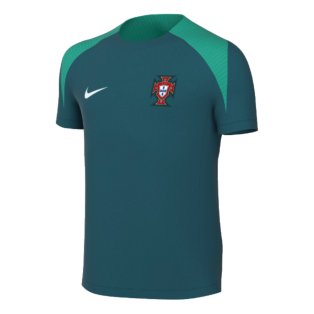 2024-2025 Portugal Dri-FIT Strike Training Shirt (Green) - Kids
