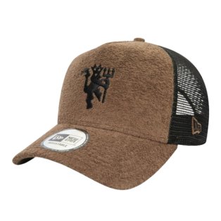 Manchester United 9FORTY E-Frame Terry Trucker Cap (Brown)