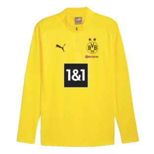 2024-2025 Borussia Dortmund Training 1/4 Zip Top (Yellow)