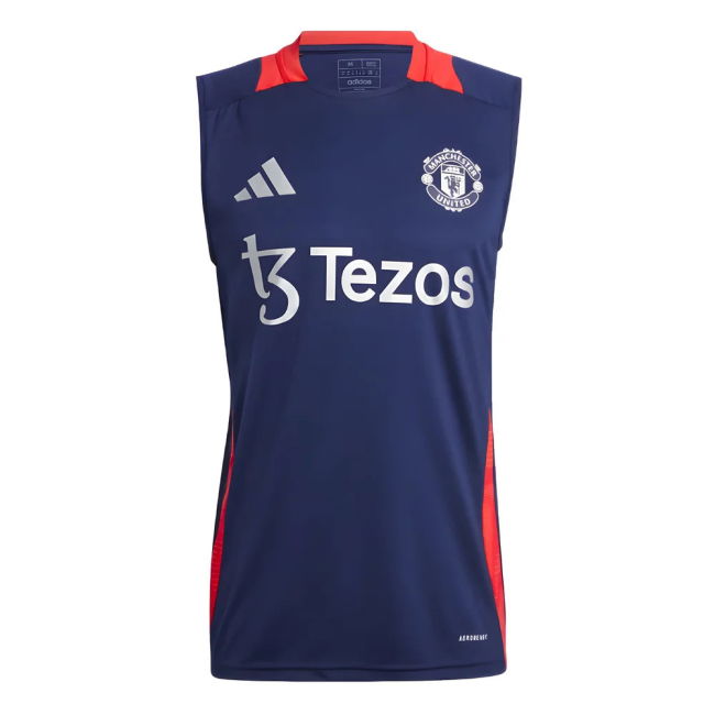 2024-2025 Man Utd Sleeveless Jersey (Night Indigo)